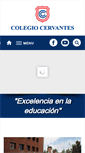 Mobile Screenshot of colegiocervantesdetorreon.com